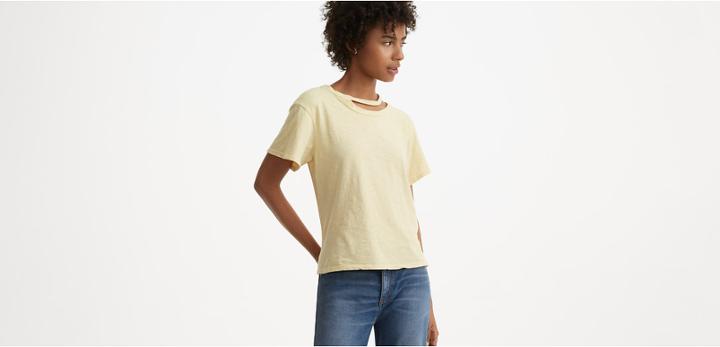 Lou & Grey Lna Double Neck Band Tee