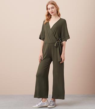 Lou & Grey Signaturesoft Wrap Jumpsuit