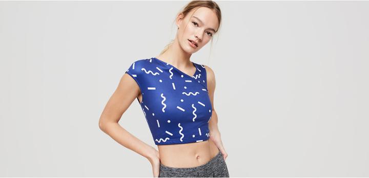 Lou & Grey Poketo X Off The Shoulder Crop Top