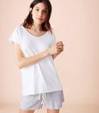 Lou & Grey Signaturesoft Wide V-neck Tee