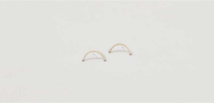 Lou & Grey Izaskun Zabala Bridge Silver Studs