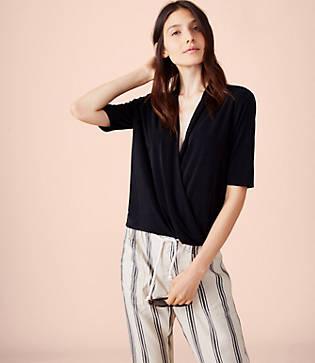 Lou & Grey Fluid Crossover Top