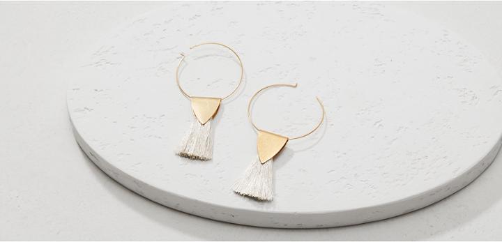 Lou & Grey Sandy Hyun Hoop Earrings