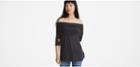 Lou & Grey Ruched Signaturesoft Off The Shoulder Top