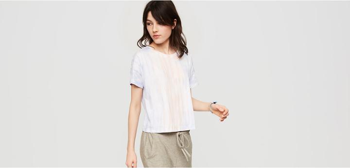 Lou & Grey Tie Dye Relaxed Softserve Cotton Tee