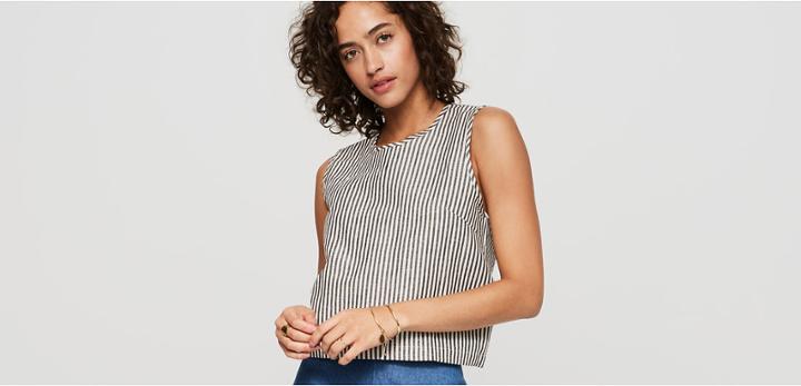 Lou & Grey Ali Golden Crew Neck Tank