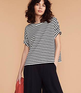 Lou & Grey Striped Conscious Cotton Tee
