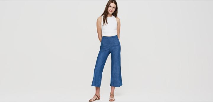 Lou & Grey Ali Golden Denim Twill Pants