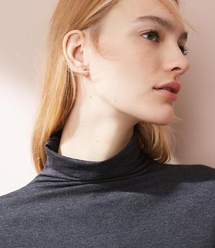 Lou & Grey Sunset Jersey Turtleneck