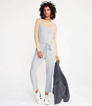 Lou & Grey Brushmarl Sleeveless Jumpsuit