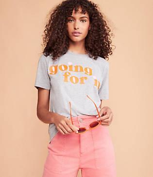 Lou & Grey Nellie Taft Going For It Tee