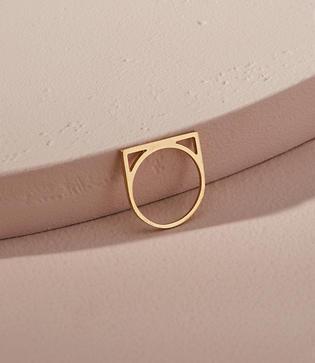 Lou & Grey Mie By Honey & Bloom Feline Cat Ring