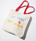 Lou & Grey Katie Kimmel Hot Dogs & Pool Floats Tote Bag