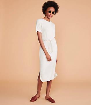 Lou & Grey Signaturesoft Tie Waist Convertible Dress