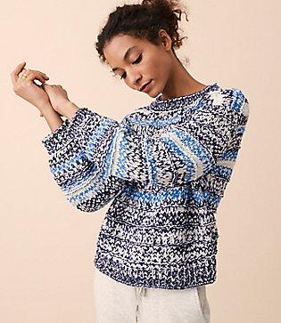 Lou & Grey Blueprint Sweater