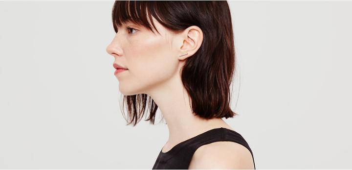 Lou & Grey Little Woman Paris Little Bar Earrings
