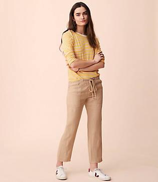 Lou & Grey Garment Dye Linen Pants