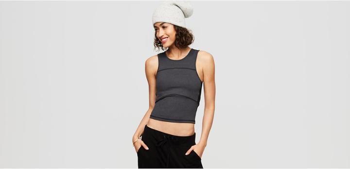 Lou & Grey Form Mesh Streeeetch Bralette Top