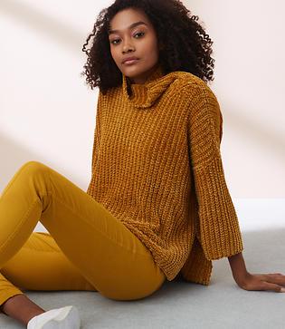 Lou & Grey Textured Chenille Sweater