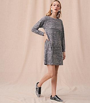 Lou & Grey Marled Drop Shoulder Dress