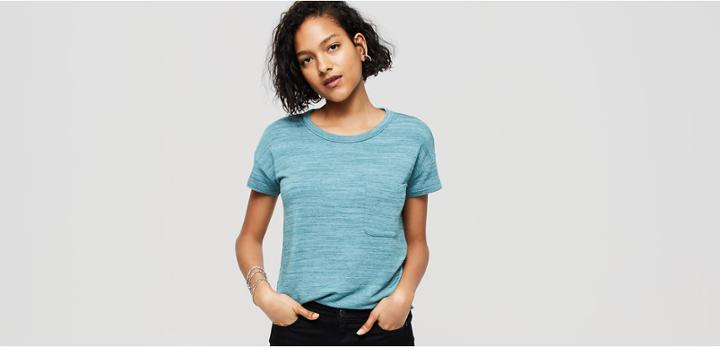 Lou & Grey Signaturesoft Pocket Tunic Tee