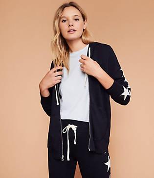Lou & Grey Sundry Stars Zip Hoodie
