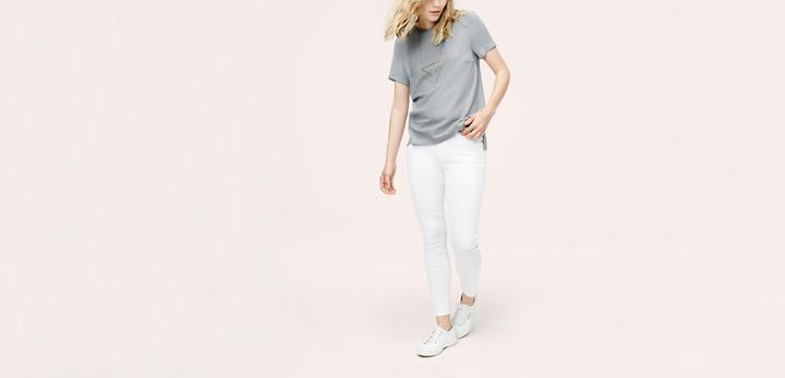 Lou & Grey High Waist Skinny Ankle Jeans