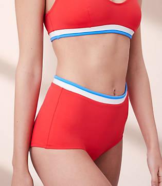Lou & Grey Solid & Striped Katie Bikini Bottom