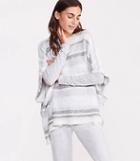 Lou & Grey Fuzzyline Poncho Sweater