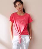 Lou & Grey Sundry Locals Only Front Tie Tee