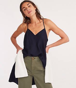 Lou & Grey Fluid Twill Racerback Cami