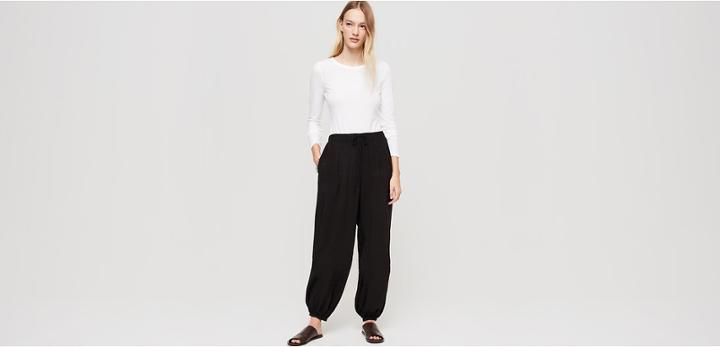 Lou & Grey Lacausa Scrunchie Pants