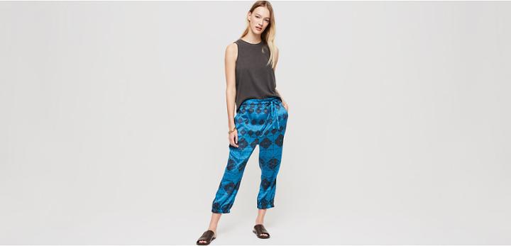 Lou & Grey Shibori Harem Pants