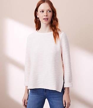 Lou & Grey Garment Dye Hi-side Sweatshirt