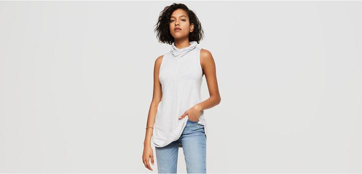 Lou & Grey Signaturesoft Sleeveless Cowl Tunic