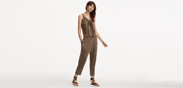 Lou & Grey Linen Jersey Jumpsuit