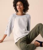 Lou & Grey Cable Sleeve Top