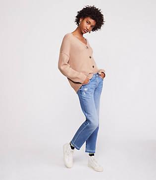 Lou & Grey Destructed Boyfriend Jeans