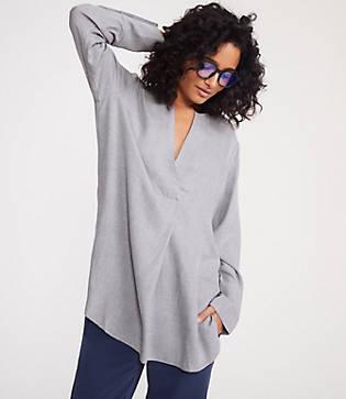 Lou & Grey Pop On Tunic Shirt