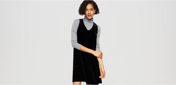 Lou & Grey Velvet Dress