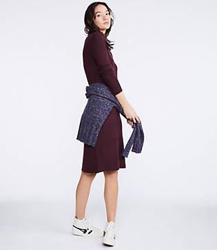 Lou & Grey Mock Neck Sweater Dress