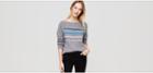 Lou & Grey Stripelique Sweatshirt