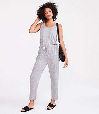 Lou & Grey Drapey Jersey Jumpsuit