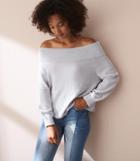 Lou & Grey Chenille Off The Shoulder Sweater