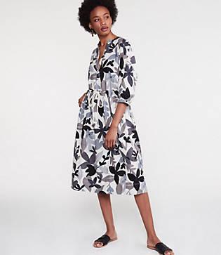 Lou & Grey Flowershade Linen Dress
