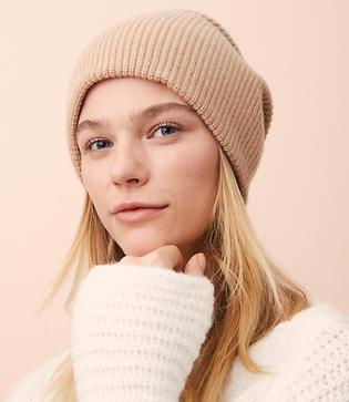 Lou & Grey Reversible Cashmere Hat