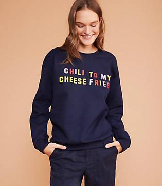 Lou & Grey Katie Kimmel Chili Cheese Fries Sweatshirt