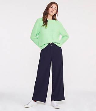 Lou & Grey Crepe Wide Leg Pants