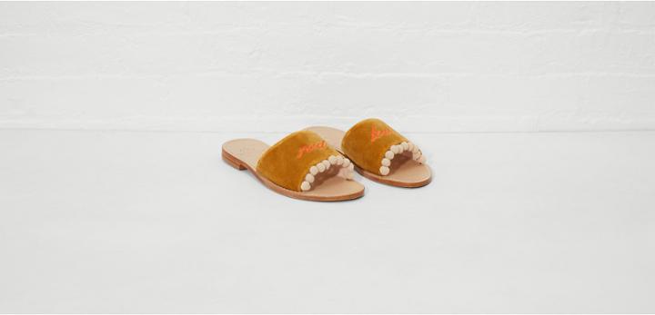 Lou & Grey Holy Caftan Rad Love Velvet Slides