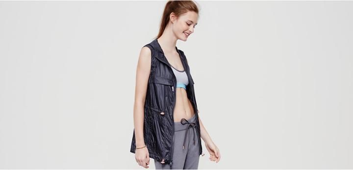 Lou & Grey Form Hoodie Vest
